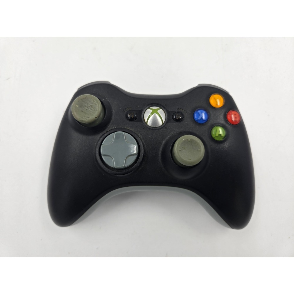 Official OEM Microsoft Xbox 360 Wireless Controller Black Model 1403 TESTED